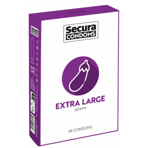 Secura Extra large - veľké kondómy (48 ks)
