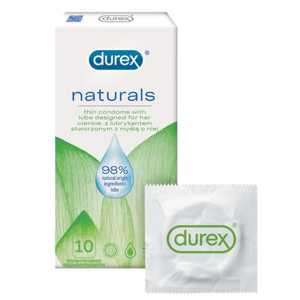 Durex Naturals – tenké kondómy (10 ks)