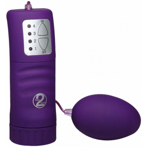 Vibračné vajíčko Velvet Purple Pill s diaľkovým ovládaním