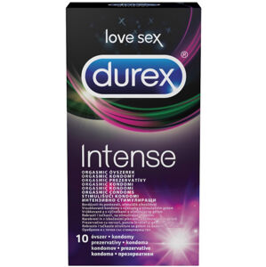 Durex Intense Orgasmic – vrúbkované kondómy (10 ks)