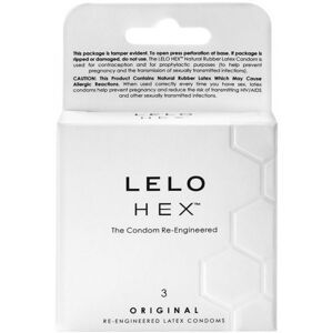 LELO Hex Original – klasické kondómy (3 ks)