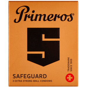Primeros Safeguard – zosilnené kondómy (3 ks)
