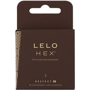 LELO Hex Respect  – XL kondómy (3 ks)