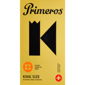 Primeros The King – extra veľké kondómy (12 ks)