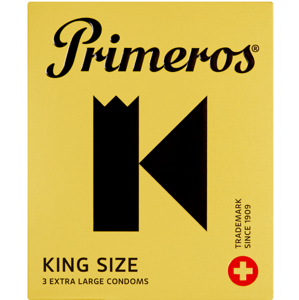 Primeros The King – extra veľké kondómy (3 ks)