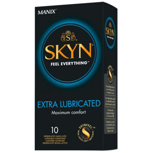 SKYN  Extra Lubricated – bezlatexové kondómy extra lubrikované (10 ks)