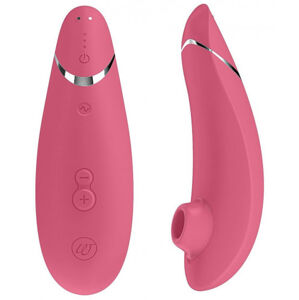 Womanizer Premium tlakový vibrátor, ružový + darček Toybag