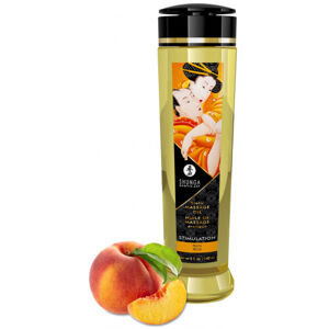 Shunga Stimulation masážny olej broskyňa (240 ml)