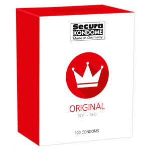 Secura Red – ochutené kondómy (100 ks)
