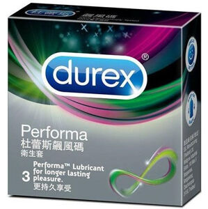 Durex Performa – znecitlivujúce kondómy (3 ks)
