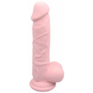 Silikónové dildo Median (20 cm) + darček Toycleaner 75 ml