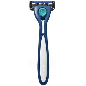 ECO depilačný strojček na holenie Shave Mach 5, modrá