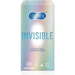 Durex Invisible – tenké kondómy (10 ks)
