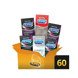 Rozmanitý výber kondómov Durex pre zažitie intenzívnejšie a prirodzenejšie zážitky