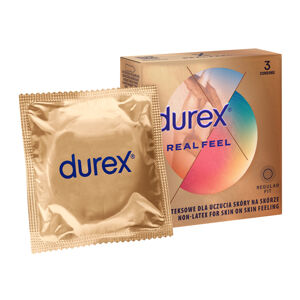 Durex Real Feel krabička SK distribúcia 3 ks
