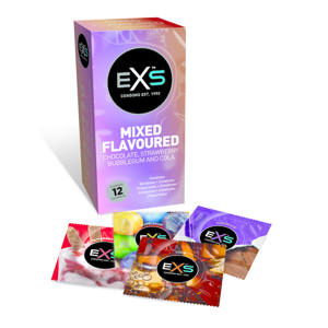 EXS Mixed Flavoured krabička EÚ distribúcia 12 ks