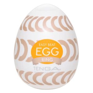 Kompaktný, jednorazový masturbátor Egg Ring od Tenga