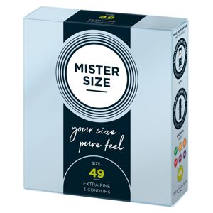 Mister Size tenký kondóm - 49mm (3ks)