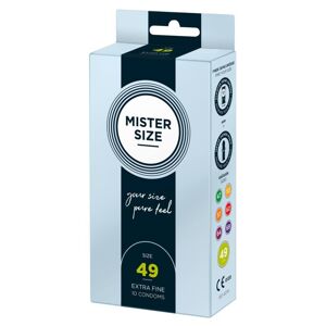Mister Size tenký kondóm - 49mm (10ks)