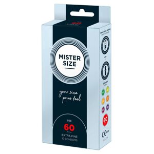 Mister Size tenké kondómy - 60mm (10ks)