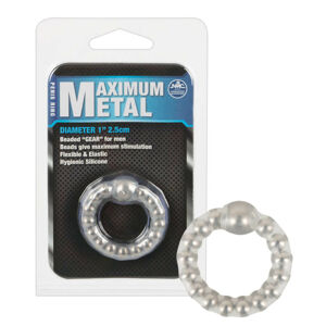 ORION Maximum Metal - krúžok na penis s kovovými guličkami