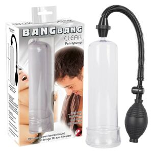 You2Toys Bang Bang Penis Pump - vákuová pumpa na penis (priehľadná)