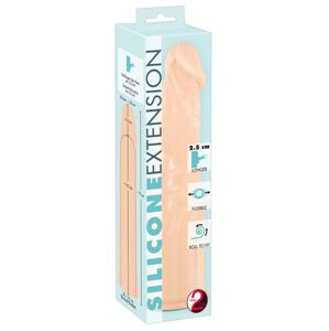 You2Toys Silicone Extension - predlžujúci návlek na penis (telová farba) - 19cm