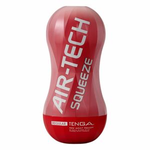 TENGA Air-Tech Squeeze Regular - sací masturbátor (červený)