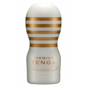 TENGA Premium Gentle - jednorazový masturbátor (biely)