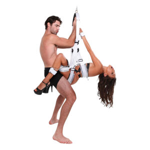 Fetiš - BDSM sexuálna hojdačka (biela)