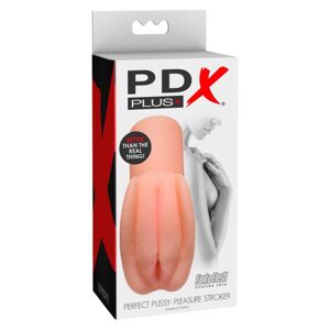 PDX Pleasure Stroker - realistický falošný masturbátor na kundičku (prírodný)
