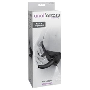 Analfantasy The Pegger - pripínateľné dildo (čierne)