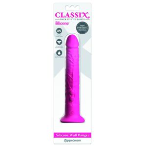 Pipedream Classix Wall Banger - vodotesný vibrátor s prísavkou (ružový)