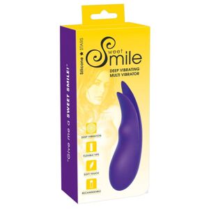 SMILE Multi - dobíjací, extra výkonný vibrátor na klitoris (fialový)