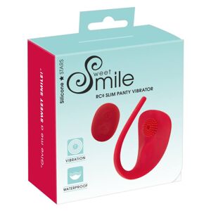 SMILE Slim Panty - dobíjací rádiový vibrátor na klitoris (červený)