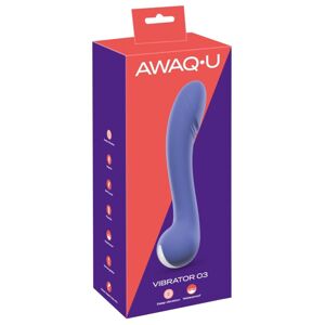AWAQ.U 3 - Nabíjací vibrátor na bod G (fialový)