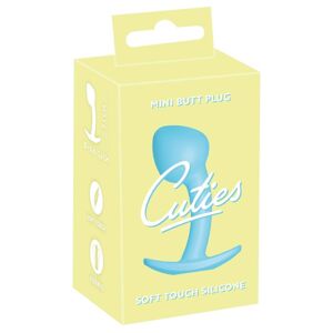 Cuties Mini Butt Plug - silikonové análne dildo - modré (2,6cm)