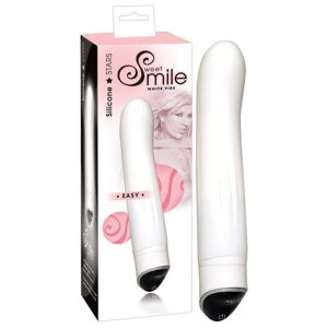 Sweet Smile Easy - vibrátor bielej farby (22 cm)