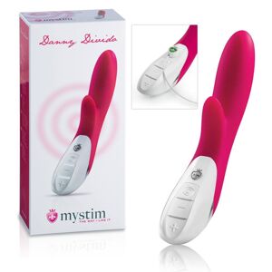 mystim Danny Divido - vibrátor so stimulátorom klitorisu (ružový)