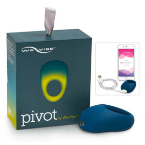 We-Vibe Pivot - nabíjateľný, vibrujúci krúžok na penis (modrý)