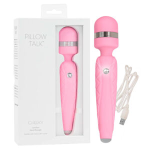 Pillow Talk Cheeky Wand - nabíjací masážny vibrátor (ružový)