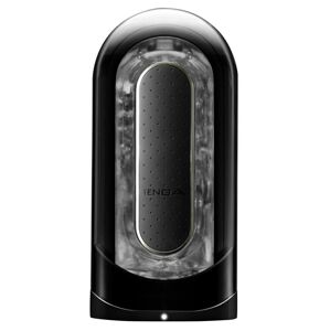TENGA Flip Zero - vibrujúci masturbátor (čierny)