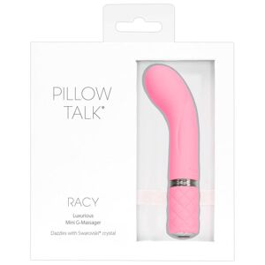 Pillow Talk Racy - dobíjací vibrátor s úzkym bodom G (ružový)