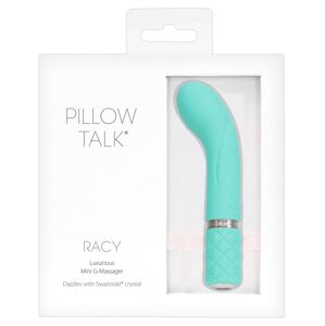 Pillow Talk Racy - dobíjací vibrátor s úzkym bodom G (tyrkysový)