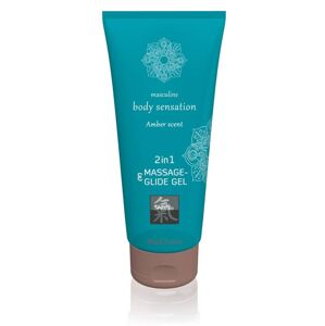 Shiatsu 2v1 Amber Scent - masážny lubrikant - ambra (200ml)