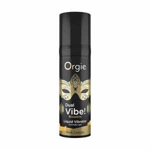 Orgie Dual Vibe! - tekutý vibrátor - Piña Colada (15ml)