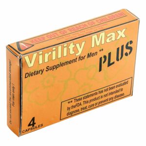 Virility Max Plus - Dietary Supplement Capsules for Men (4pcs)