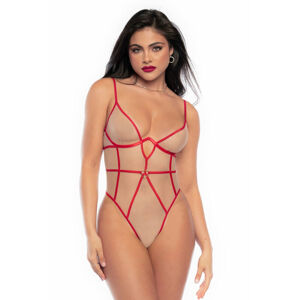Mapalé - Strappy Bodysuit (Red-Natural)