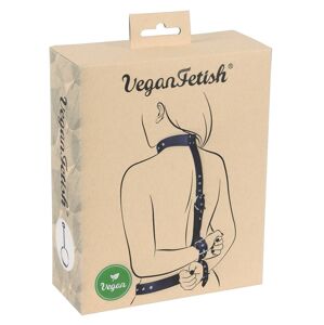 Vegán Fetish - čierna sada na zväzovanie rúk za chrbát