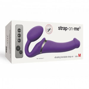 Strap-on-me M – pripínací vibrátor bez upevňovacieho pásu – strednej veľkosti (fialový)